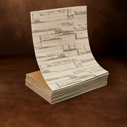 DIY Textured Wallpaper - Just Peel & Stick!