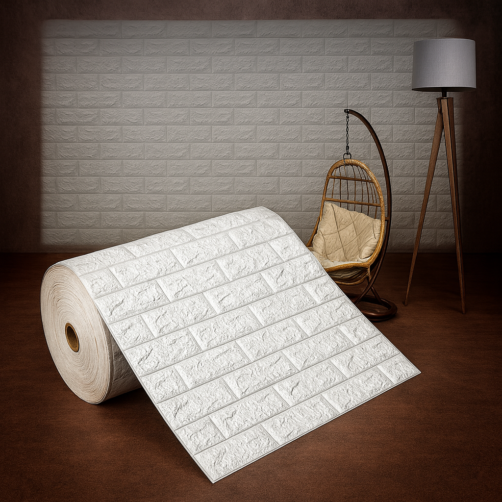 DIY Textured Wallpaper - Just Peel & Stick!