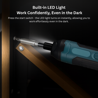 Mini Cordless Electric Screwdriver Rechargeable & Powerful
