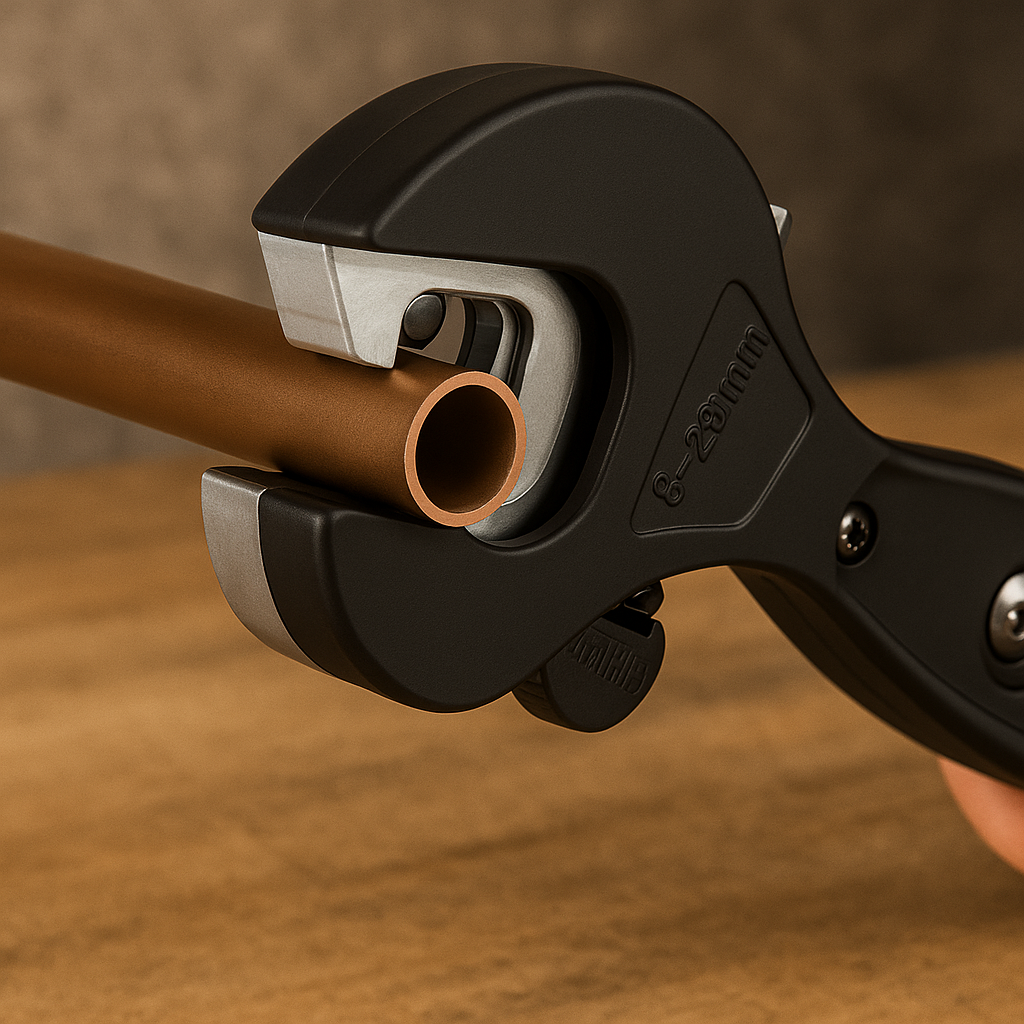 Universal Ratcheting Pipe Cutter 8–29mm Heavy-Duty Tool