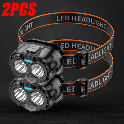 Hands-Free Waterproof LED Headlamp Light