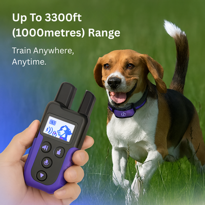 Waterproof Long-Range Dog Training Collar – Safe & Effective