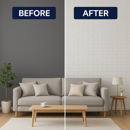 DIY Textured Wallpaper - Just Peel & Stick!