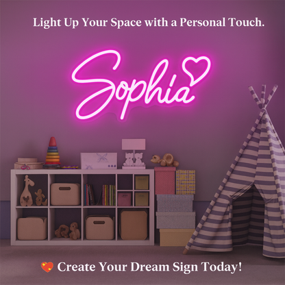 Custom LED Neon Name Sign