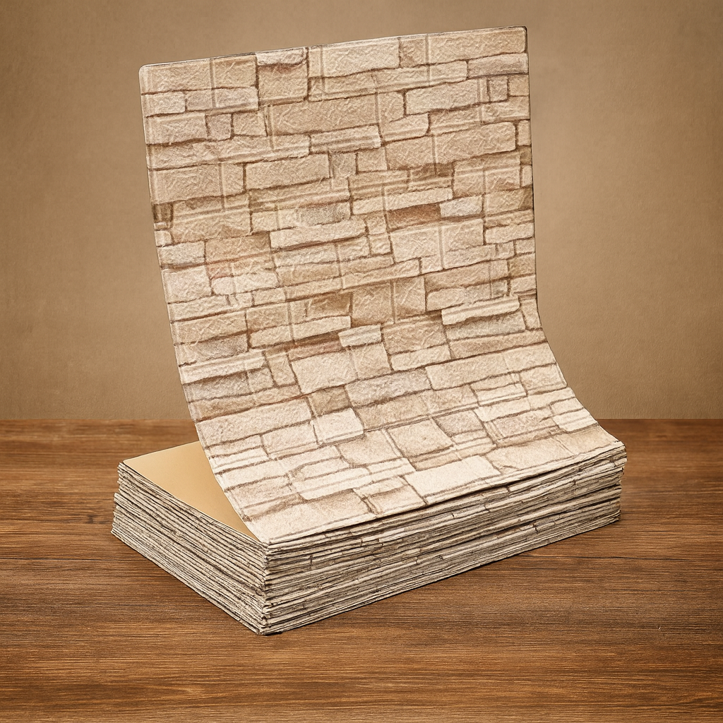 DIY Textured Wallpaper - Just Peel & Stick!