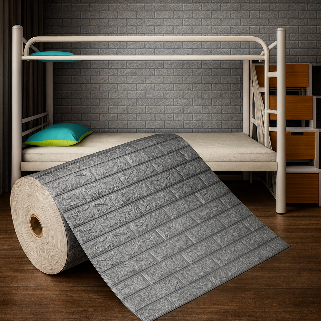 DIY Textured Wallpaper - Just Peel & Stick!