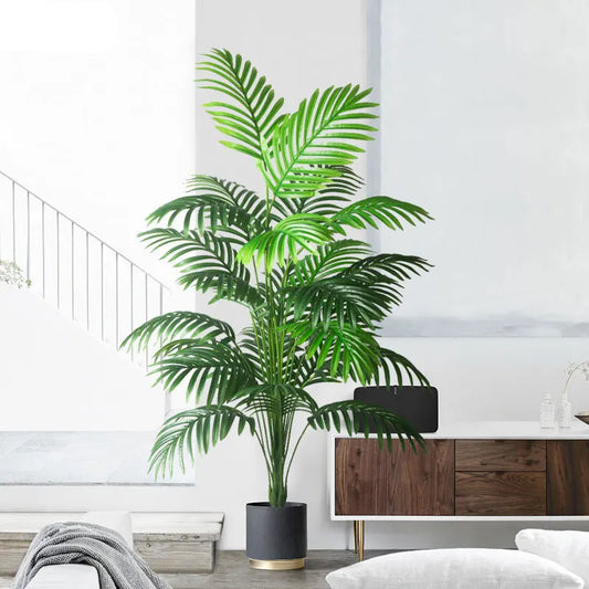Lifelike Large Palm Tree Stylish Tropical Décor