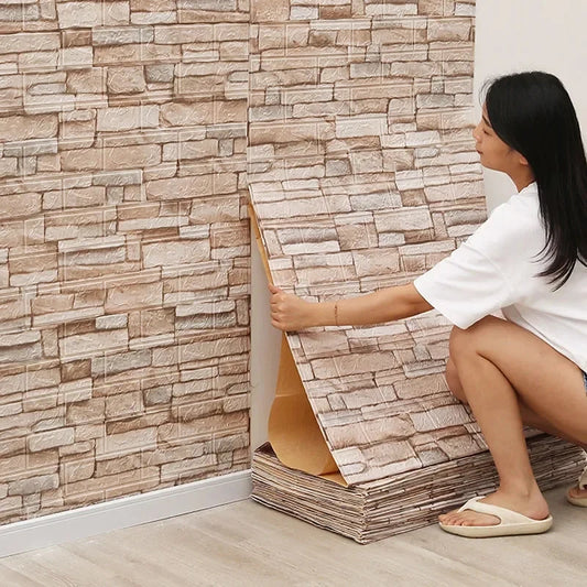 DIY Textured Wallpaper - Just Peel & Stick!