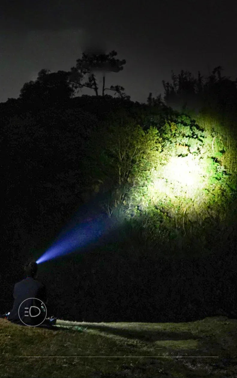 Hands-Free Waterproof LED Headlamp Light