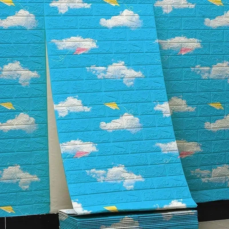 DIY Textured Wallpaper - Just Peel & Stick!