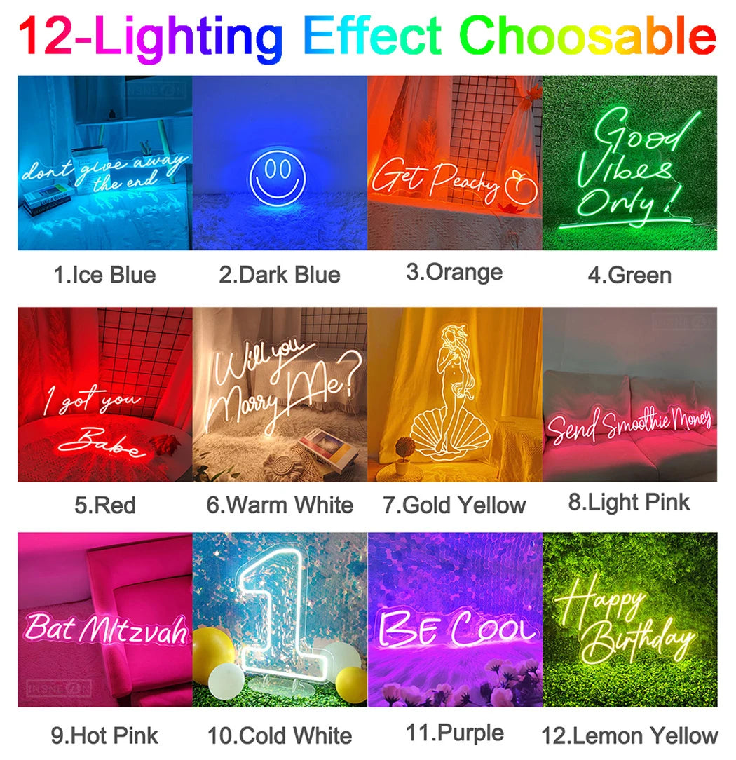 Custom LED Neon Name Sign