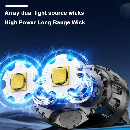Hands-Free Waterproof LED Headlamp Light