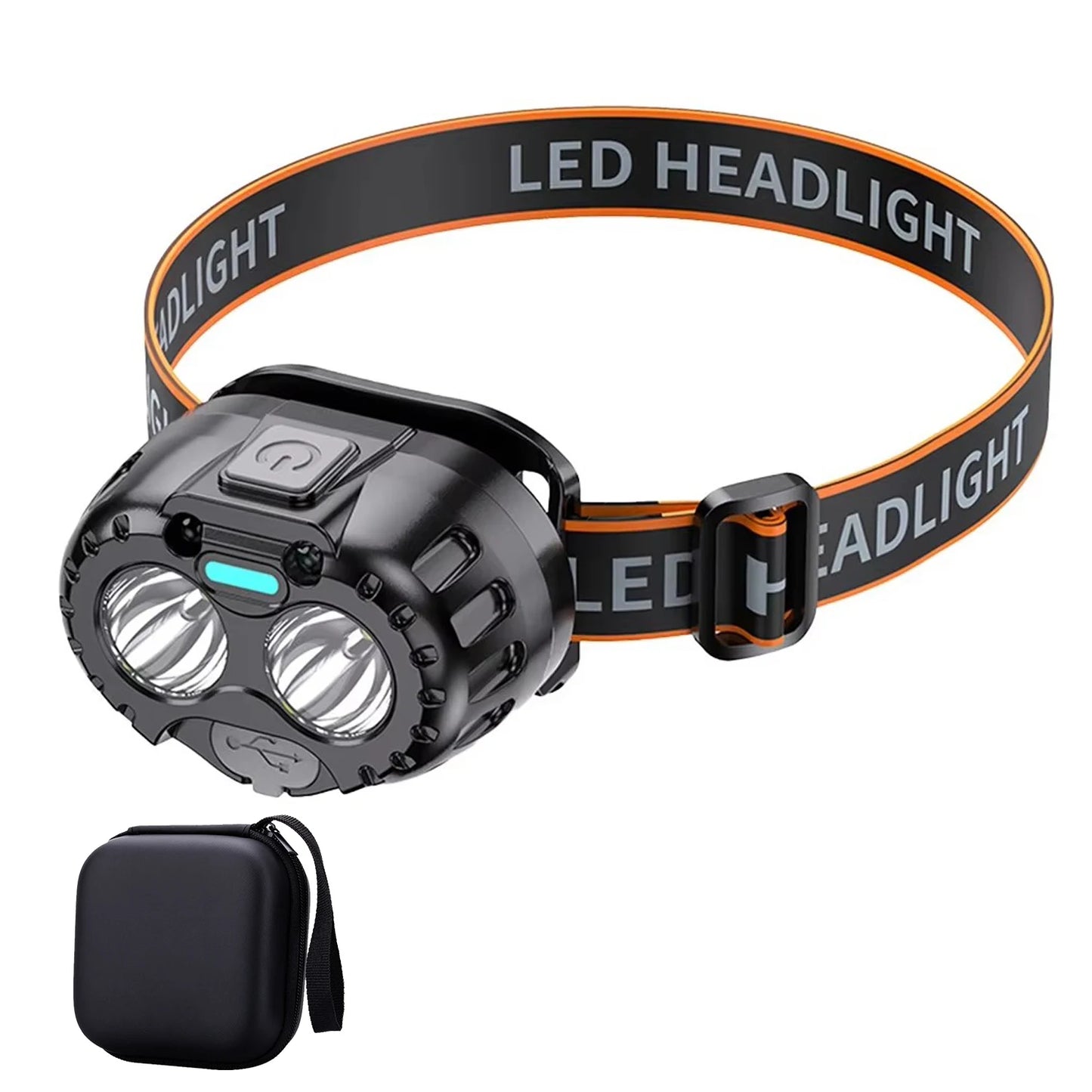 Hands-Free Waterproof LED Headlamp Light