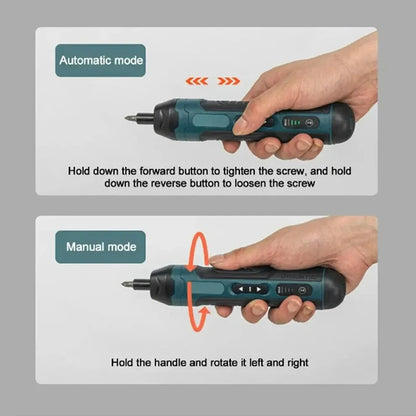 Mini Cordless Electric Screwdriver Rechargeable & Powerful