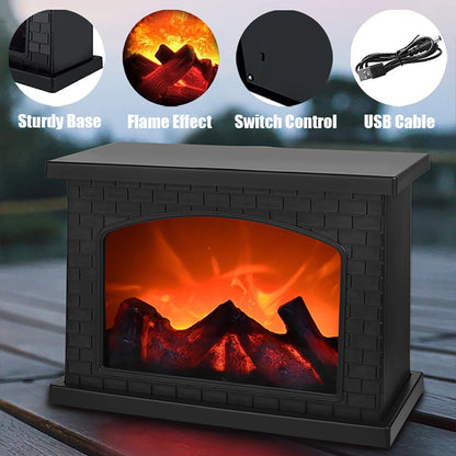 Charcoal Flame Light Effortless Cozy Luxe