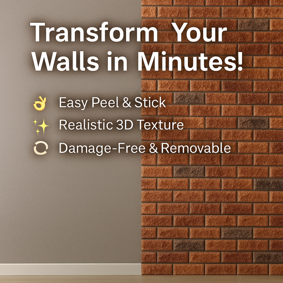 DIY Textured Wallpaper - Just Peel & Stick!