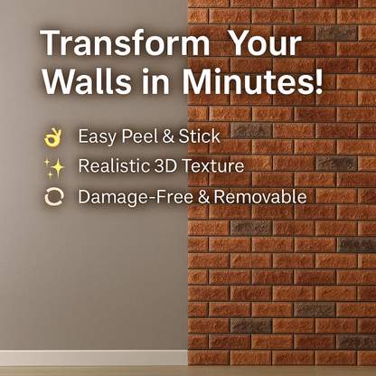DIY Textured Wallpaper - Just Peel & Stick!