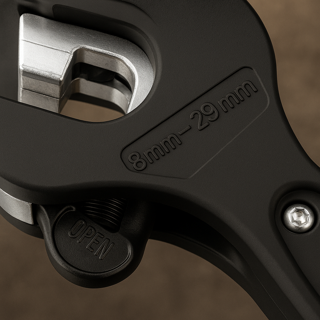 Universal Ratcheting Pipe Cutter 8–29mm Heavy-Duty Tool