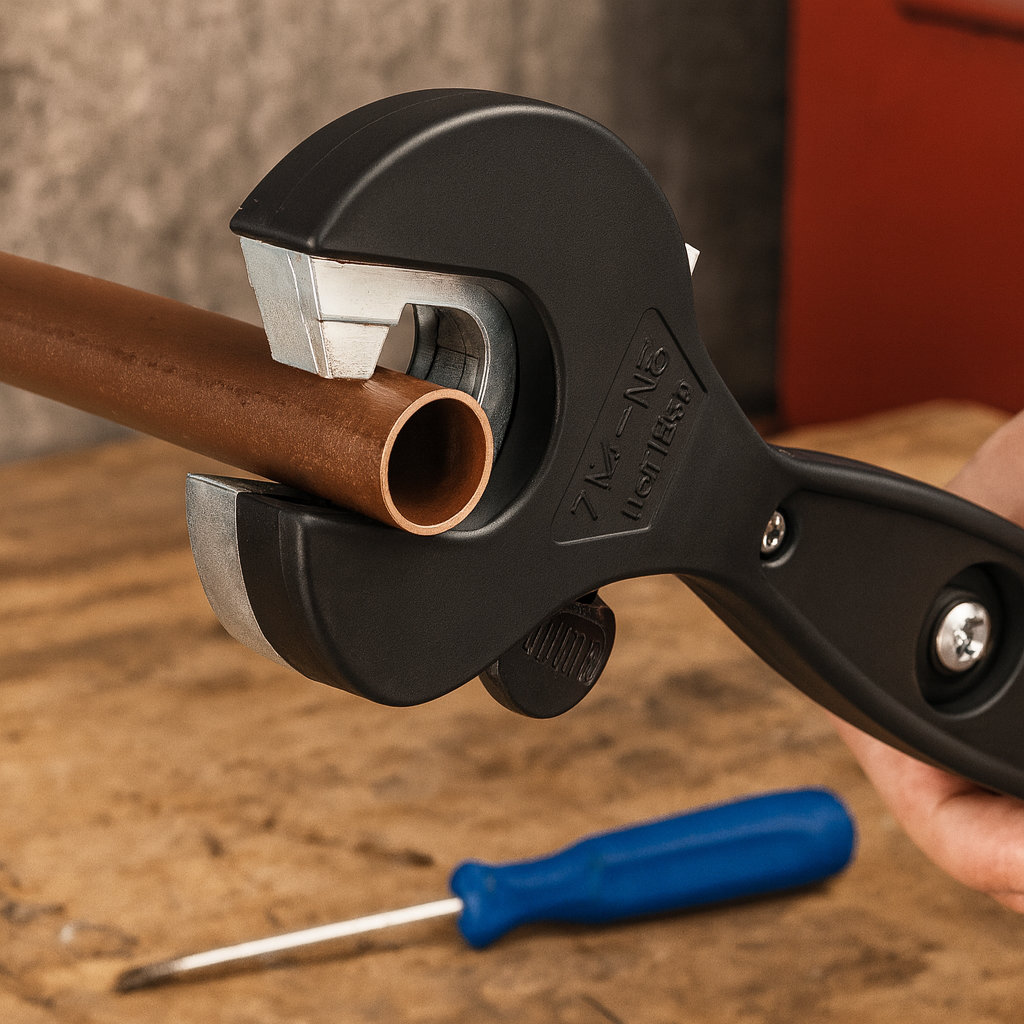 Universal Ratcheting Pipe Cutter 8–29mm Heavy-Duty Tool