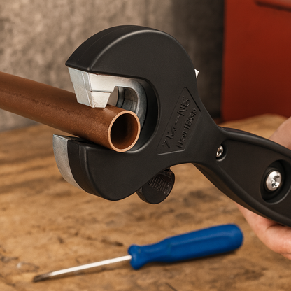 Universal Ratcheting Pipe Cutter 8–29mm Heavy-Duty Tool